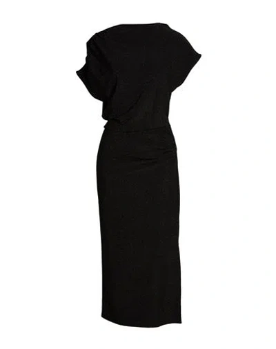 Icona By Kaos Woman Maxi Dress Black Size Xs Polyester, Polyamide, Nylon, Elastane