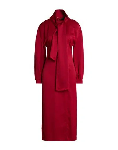 Icona By Kaos Woman Maxi Dress Red Size 2 Polyester