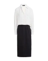 Icona By Kaos Woman Midi Dress Black Size 8 Viscose, Polyester, Elastane In Black