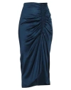 Icona By Kaos Woman Midi Skirt Deep Jade Size 6 Viscose In Green