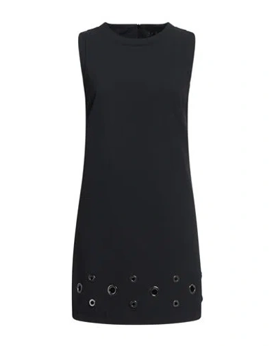 Icona By Kaos Woman Mini Dress Black Size 8 Polyester, Elastane