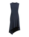 Icona By Kaos Woman Mini Dress Midnight Blue Size 8 Polyester, Elastane
