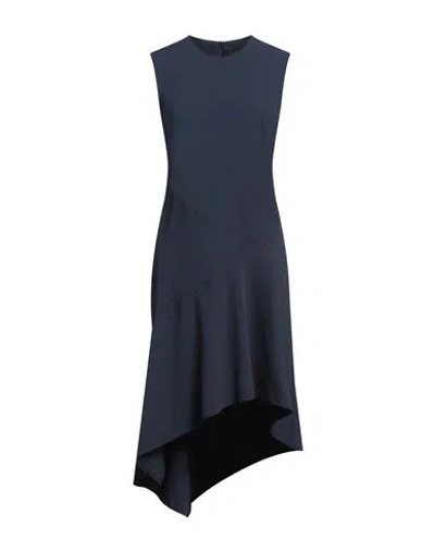 Icona By Kaos Woman Mini Dress Midnight Blue Size 8 Polyester, Elastane