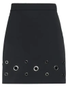 Icona By Kaos Woman Mini Skirt Black Size 10 Polyester, Elastane