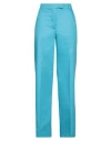 Icona By Kaos Woman Pants Azure Size 10 Cotton In Blue
