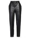 Icona By Kaos Woman Pants Black Size 10 Polyester, Polyurethane
