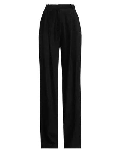 Icona By Kaos Woman Pants Black Size 6 Viscose, Cotton, Polyamide