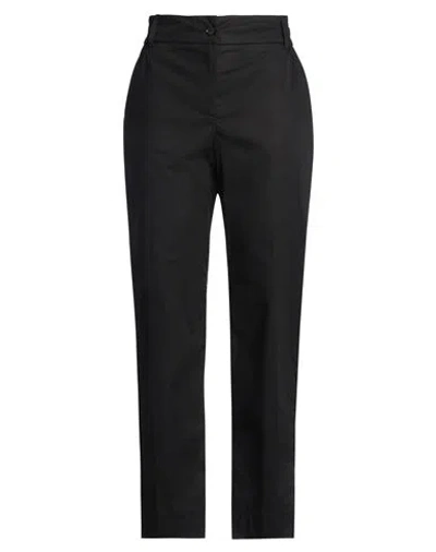 Icona By Kaos Woman Pants Black Size 8 Cotton