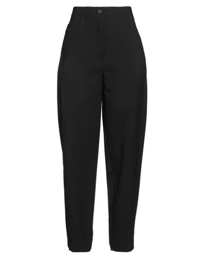 Icona By Kaos Woman Pants Black Size 8 Polyester, Viscose, Elastane
