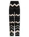 Icona By Kaos Woman Pants Black Size L Viscose, Polyester, Metallic Fiber, Polyamide In Black
