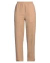 Icona By Kaos Woman Pants Camel Size 4 Polyester, Viscose, Elastane In Beige