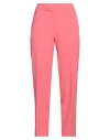 Icona By Kaos Woman Pants Coral Size 6 Polyester, Elastane In Red