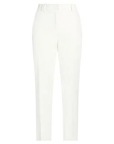 Icona By Kaos Woman Pants Cream Size 8 Polyester, Elastane In White