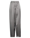 Icona By Kaos Woman Pants Lead Size 10 Polyester In Grey