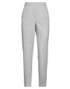 Icona By Kaos Woman Pants Light Grey Size 6 Polyester, Viscose, Elastane In White
