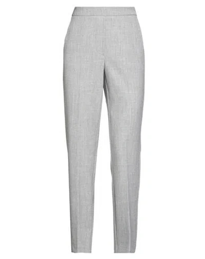 Icona By Kaos Woman Pants Light Grey Size 6 Polyester, Viscose, Elastane