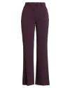 Icona By Kaos Woman Pants Plum Size 6 Polyester, Elastane In Purple