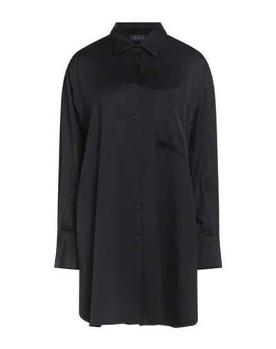 Icona By Kaos Woman Shirt Black Size 8 Viscose
