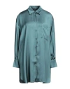 Icona By Kaos Woman Shirt Deep Jade Size 8 Viscose In Green