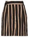 Icona By Kaos Woman Shorts & Bermuda Shorts Black Size 8 Viscose, Polyamide In Black