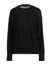 Icona By Kaos Woman Sweater Black Size L Cotton
