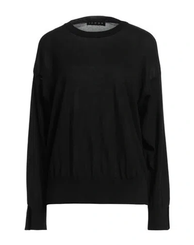 Icona By Kaos Woman Sweater Black Size L Cotton