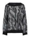 Icona By Kaos Woman Sweater Grey Size M Acrylic, Mohair Wool, Polyamide In Grey