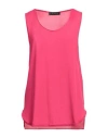 Icona By Kaos Woman Top Fuchsia Size 8 Rayon In Pink