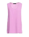 Icona By Kaos Woman Top Light Purple Size 12 Rayon