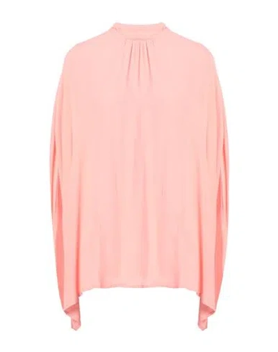 Icona By Kaos Woman Top Salmon Pink Size 8 Viscose