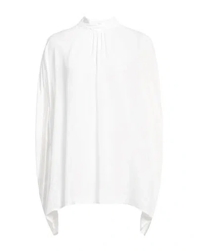 Icona By Kaos Woman Top White Size 12 Viscose In White