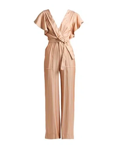 Icona Woman Jumpsuit Blush Size 8 Viscose, Polyester In Pink