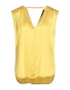 Icona Woman Top Marigold Size 10 Viscose In Yellow