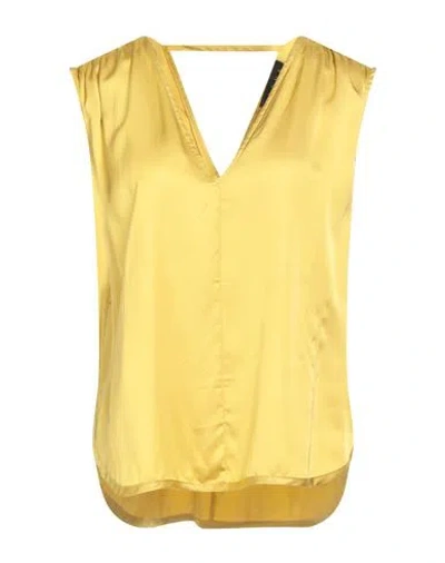 Icona Woman Top Marigold Size 10 Viscose In Yellow
