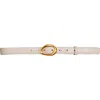 Iconic Belt In Peyote Leather/gold