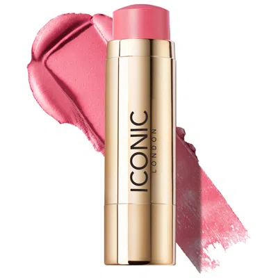 Iconic London Blurring Blush Cream To Powder Lip And Cheek Stick Cosmo In White