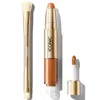 Iconic London Radiant Concealer And Brush Bundle (various Shades) - Warm Deep In Warm Deep