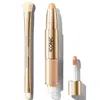 Iconic London Radiant Concealer And Brush Bundle (various Shades) - Warm Light In Warm Light