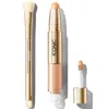 Iconic London Radiant Concealer And Brush Bundle (various Shades) - Warm Medium In Warm Medium