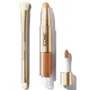 Iconic London Radiant Concealer And Brush Bundle (various Shades) - Warm Tan In Warm Tan