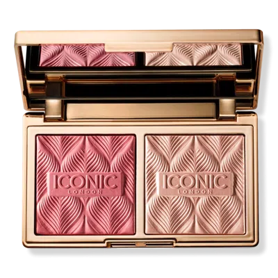 Iconic London Silk Glow Duo Blush & Highlight Gel-powders - Rose Glow