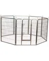 Iconic Pet Heavy Duty Metal Tube Pen Pet Dog Exercise And Training Playpen