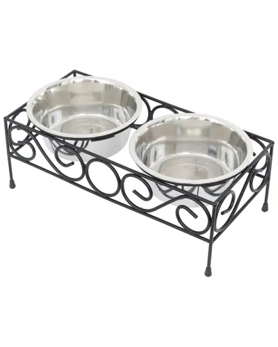 ICONIC PET ICONIC PET LARGE ELEVATED WIRED PET DOUBLE DINER