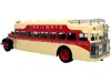 Iconic Replicas 1935 Mack Bk Coach Bus "trailways" Beige And Red "vintage Bus & Motorcoach Collection" Limited Editi