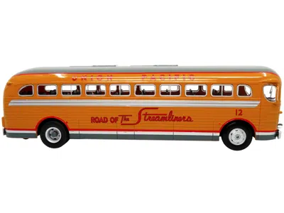 Iconic Replicas 1948 Gm Pd-4151 Silversides Coach Bus "union Pacific: Road Of The Steamliners" "vintage Bus & Motorc