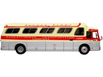 Iconic Replicas 1966 Gm Pd4107 "buffalo" Coach Bus "saskatchewan Transportation Company" Destination: Saskatoon (can