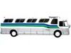 Iconic Replicas 1966 Gm Pd4107 "buffalo" Coach Bus "voyageur Colonial" Destination: "montreal Express" (quebec Canad