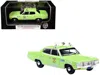 Iconic Replicas 1972 Amc Matador Police Car "cleveland Police Department" Light Green 1/43 Diecast Model By Iconic