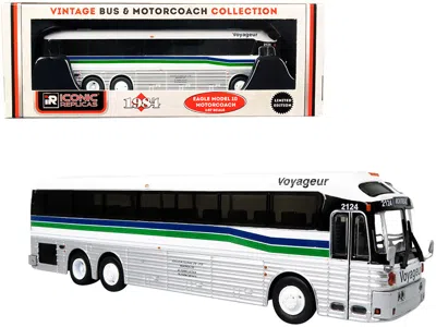 Iconic Replicas 1984 Eagle Model 10 Motorcoach Bus "montreal" (canada) "voyageur" "vintage Bus & Motorcoach Collecti