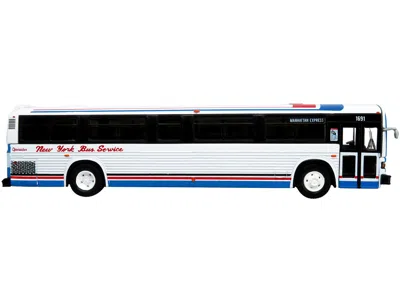 Iconic Replicas 1989 Mci Classic Transit Bus New York Bus Service "manhattan Express" "mta New York City Bus" Series